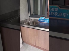 ساخت داخلی کابینت بالکن فادیور از فولاد ضد زنگ